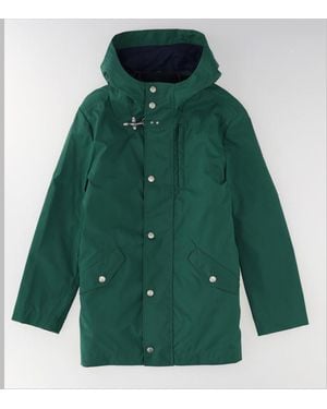 Fay Long Jackets - Green