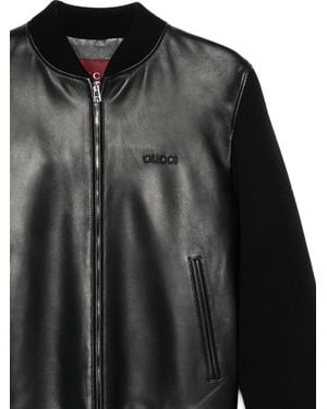 Gucci Front Zip Coat - Black