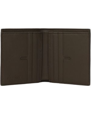 Burberry Herrens Geldbörse Stoff Beige/Sand - Schwarz