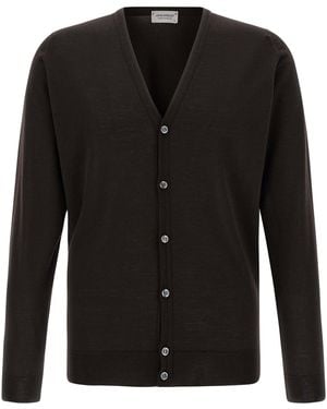 John Smedley 'Petworth' Cardigan - Schwarz