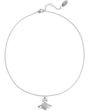 Vivienne Westwood Agnatha Bas Relief Pendant - White
