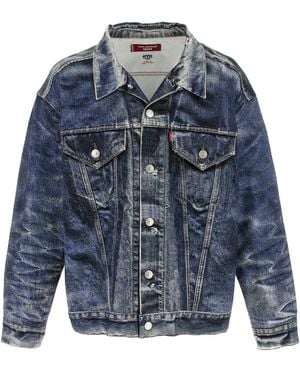 Junya Watanabe X Levi's Denim Effect Jacket - Blue