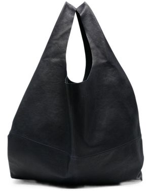 Cortana U Xl Leather Tote Bag - Black