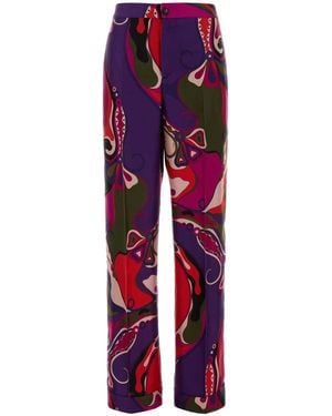 PUCCI Straight Pants - Red