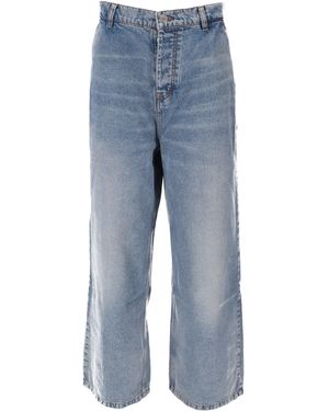 Ami Paris Jean Brede Pasvorm - Blauw