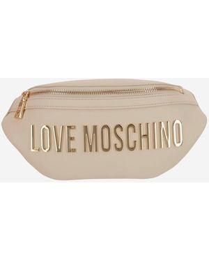 Love Moschino Adoro Moschino Eco Friendly Fanny Pack Con Logo - Neutro