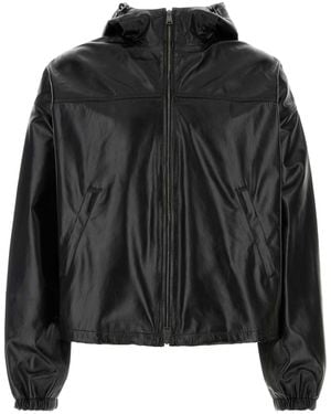 Fendi Lamb Leather Jacket For - Black