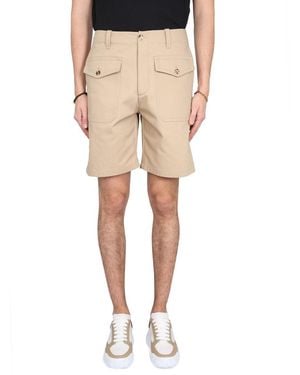 McQueen Cargo Bermuda Shorts For - Natural