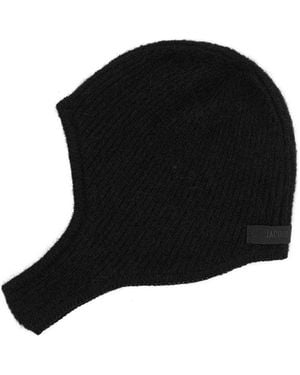 Jacquemus "Le Capuche Gros Grain" Beanie - Black