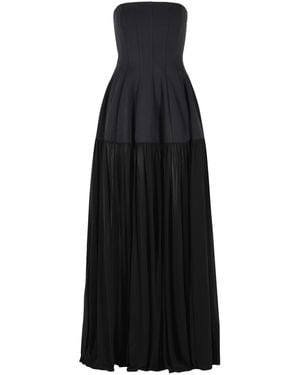 Jonathan Simkhai 'Sandrine' Viscose Dress - Black