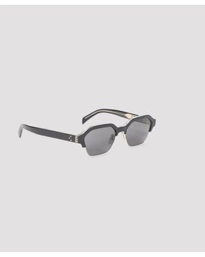 Celine Black Frame 63 Sunglasses - Metallic