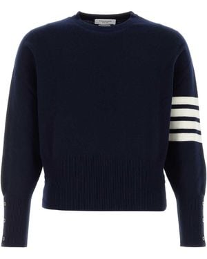 Thom Browne Cashmere Jumper - Blue