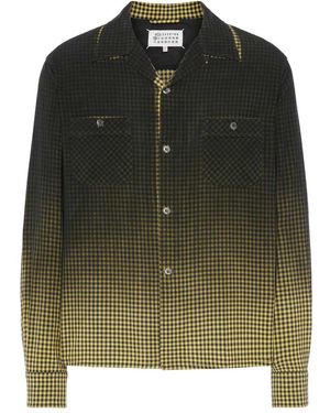 Maison Margiela Kariertes Hemd von - Grün