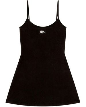 DIESEL Organic Cotton Mini Dress - Black