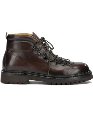 Officine Creative "Artik Flexi 002" Schnürstiefeletten - Schwarz