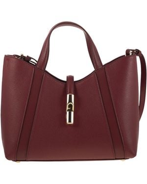 Furla Goccia Leather Bag S - Purple