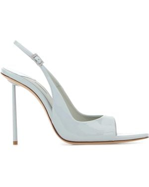 Le Silla Pastel Leather Bella Sandals - White