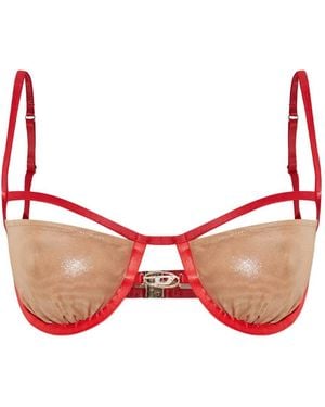 DIESEL Cindy-Gtf Bewerkte Bh - Rood
