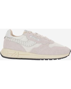 Autry Reelwind Low-Sneaker aus Nylon und Wildleder - Weiß