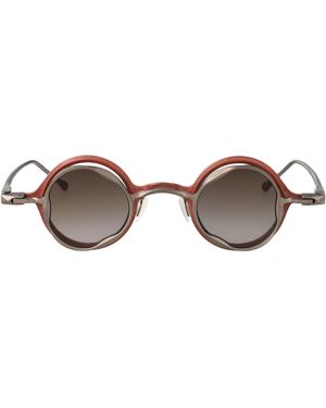 Rigards Round Sunglasses Rg1912 Cu Rust - Brown