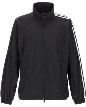 Y-3 ' 3 Strepen Nylon Shell' Sweatshirt - Zwart