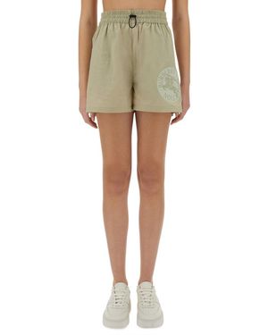 Burberry Mini Nylon Shorts - Green