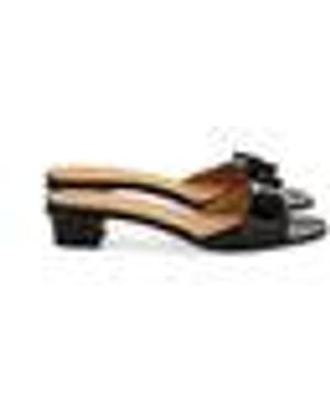 Ferragamo Ledersandalen - Schwarz