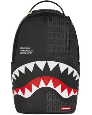 Sprayground Rucksack "Shark Central" - Schwarz