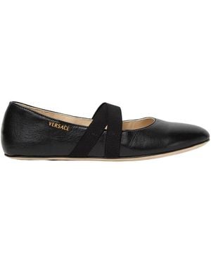 Versace Ballerina Nappa - Schwarz