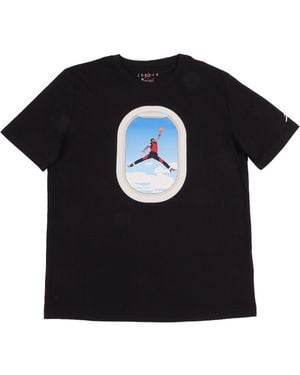 Nike Jdb Air Plane Window Ss - Schwarz
