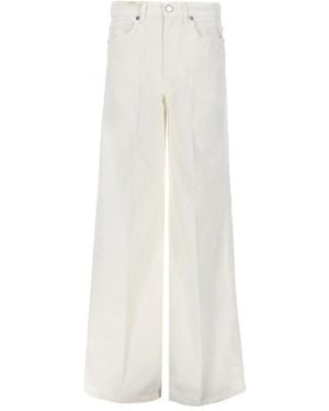 PT Torino Wide Leg Jeans For - White