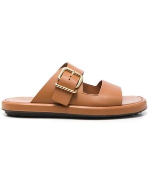 Tod's Pantoletten Aus Leder - Braun