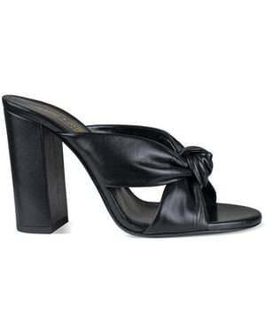 Saint Laurent Loulou Mules - Black
