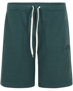 Autry Cotton Bermuda Shorts - Green