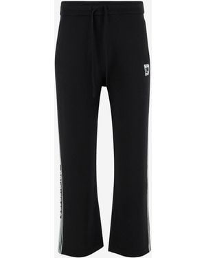 CASABLANCA Merino Wollhosen - Schwarz