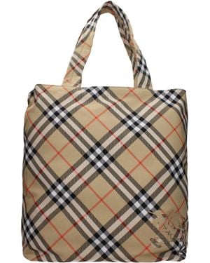 Burberry Schoudertassen Mannen Stof Beige/zand - Bruin