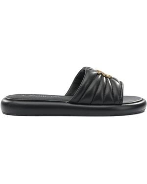 Pinko Leather Sandals - Black