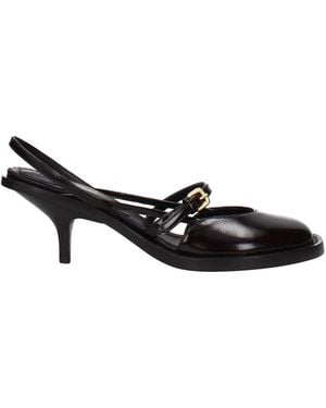 Dries Van Noten Sandals Leather - Black