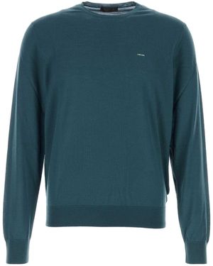 Prada Crew Neck Sweater - Blue