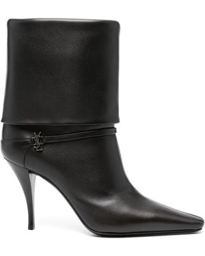 Saint Laurent Stivaletti Niki - Black