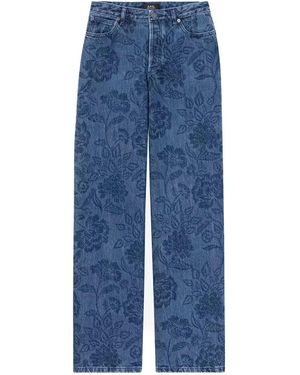 A.P.C. Hose blau