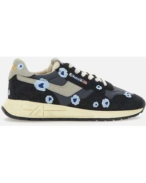 Autry Reelwind Low Black Light Blue Bneakers - Bleu