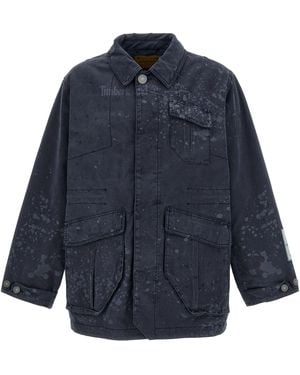A_COLD_WALL* Future73 Oversized Cotton Jacket - Blue