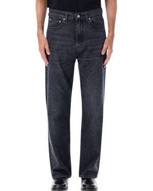 Our Legacy Fall/Winter 2026 100% Cotton Washed Denim Jeans - Blue