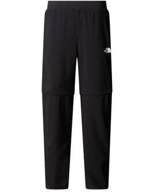 The North Face Pants With Logo - Black
