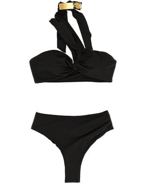 Elisabetta Franchi Juwelen-Bikini - Schwarz