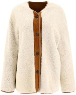 Giovi Chaqueta de oveja reversible - Neutro