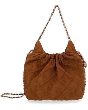 Tory Burch 'Fleming Mini' Handbag - Brown