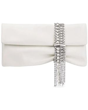 Jimmy Choo Clutch Zandra - Weiß