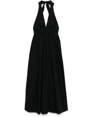 Matteau Maxi Kleider - Schwarz